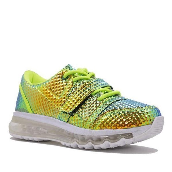 YRU AIIRE SNEAKER-GREEN ATLANTIS NEW N BOX ALIEN - Picture 2 of 5